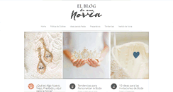 Desktop Screenshot of elblogdeunanovia.com